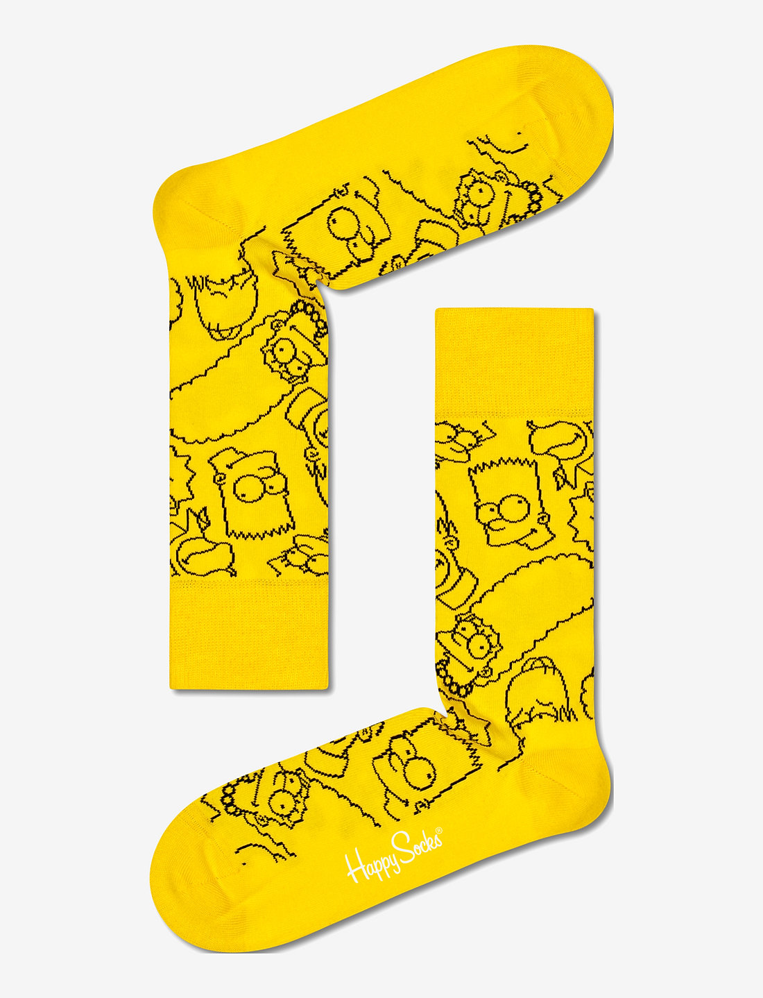 hierarki marts Lover og forskrifter Happy Socks The Simpsons Family Sock - Sokker - Boozt.com