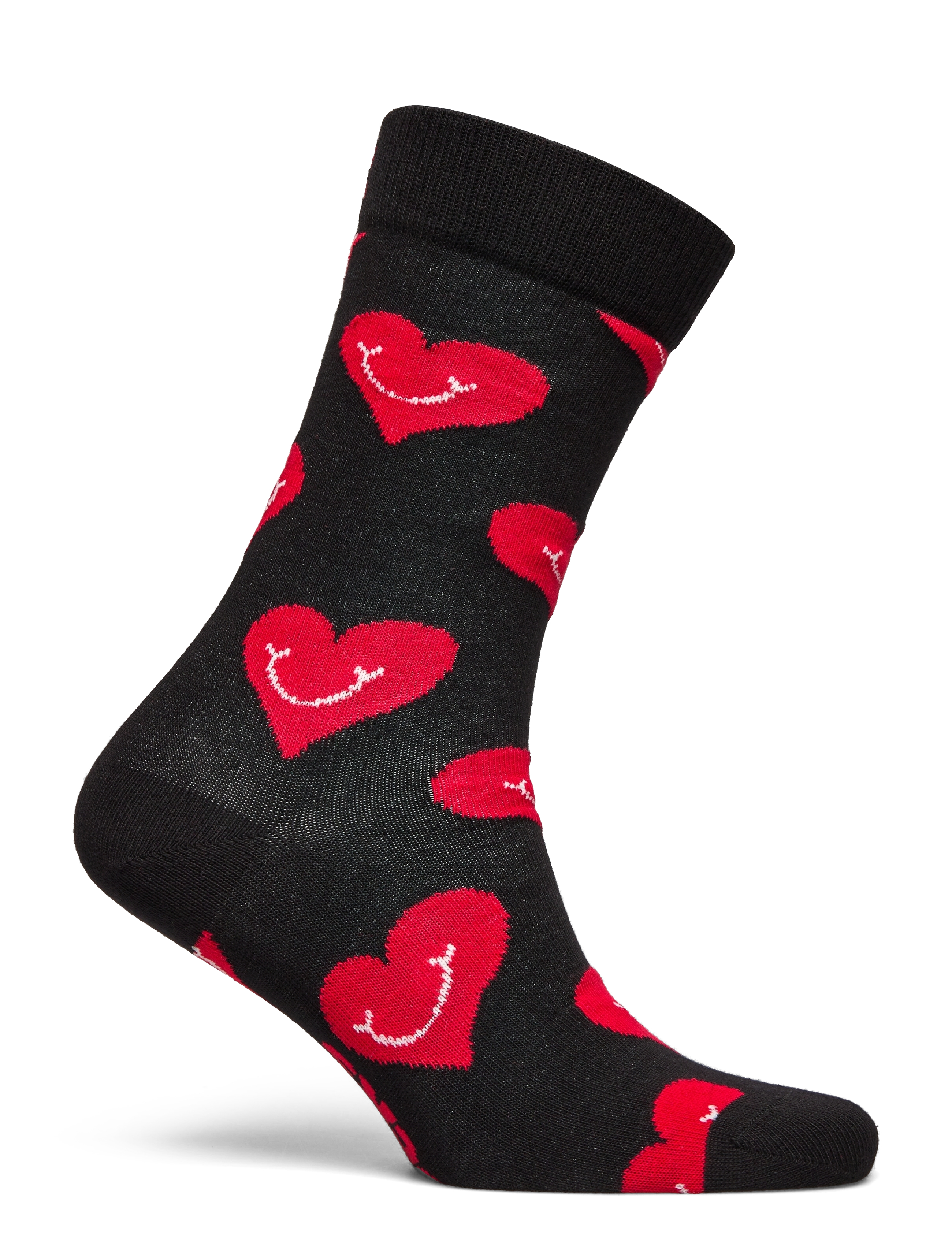 Happy Socks - Smiling Heart Sock - black - 1