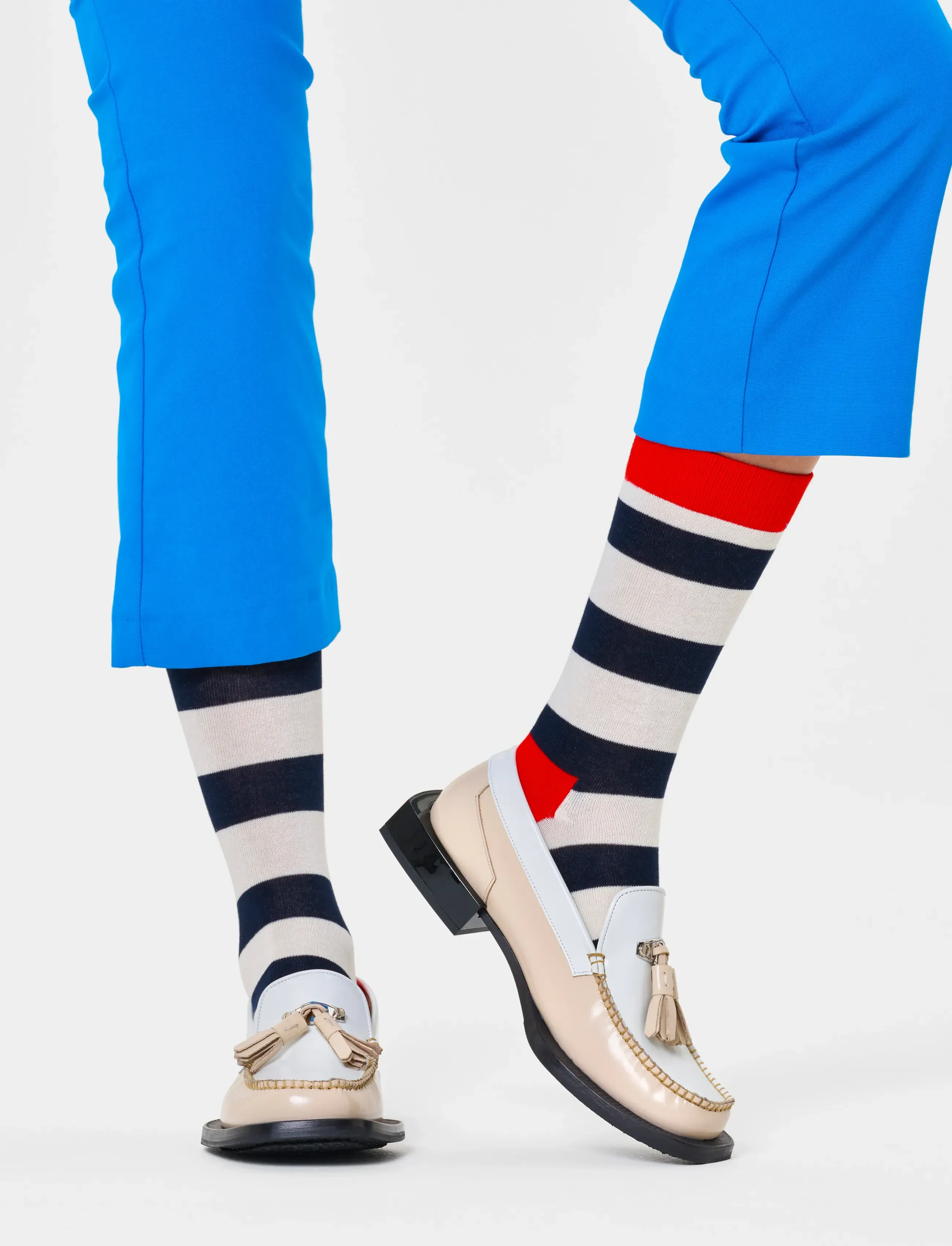 Happy Socks - Stripe Sock - laveste priser - red - 2