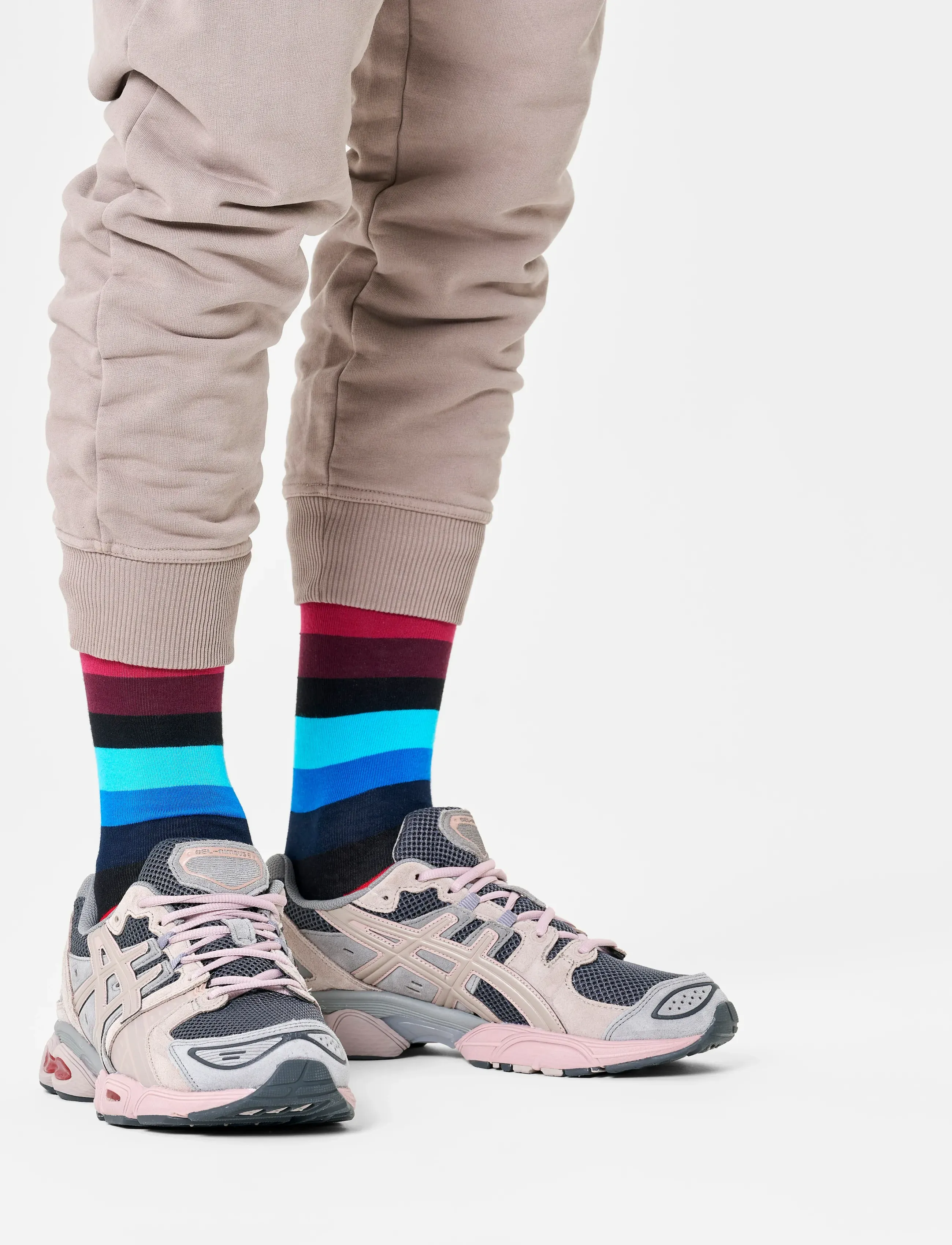 Happy Socks Stripe Sock, 36-40, Socks, Schwarz - Regular Frauen