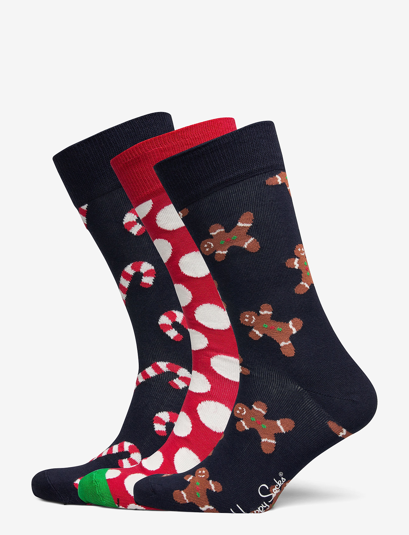 Happy Socks - Gingerbread Gift Box 3-Pack - multi - 0