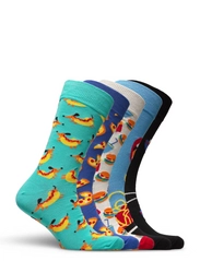 Happy Socks - Food 5-Pack Gift Set - medium blue - 2