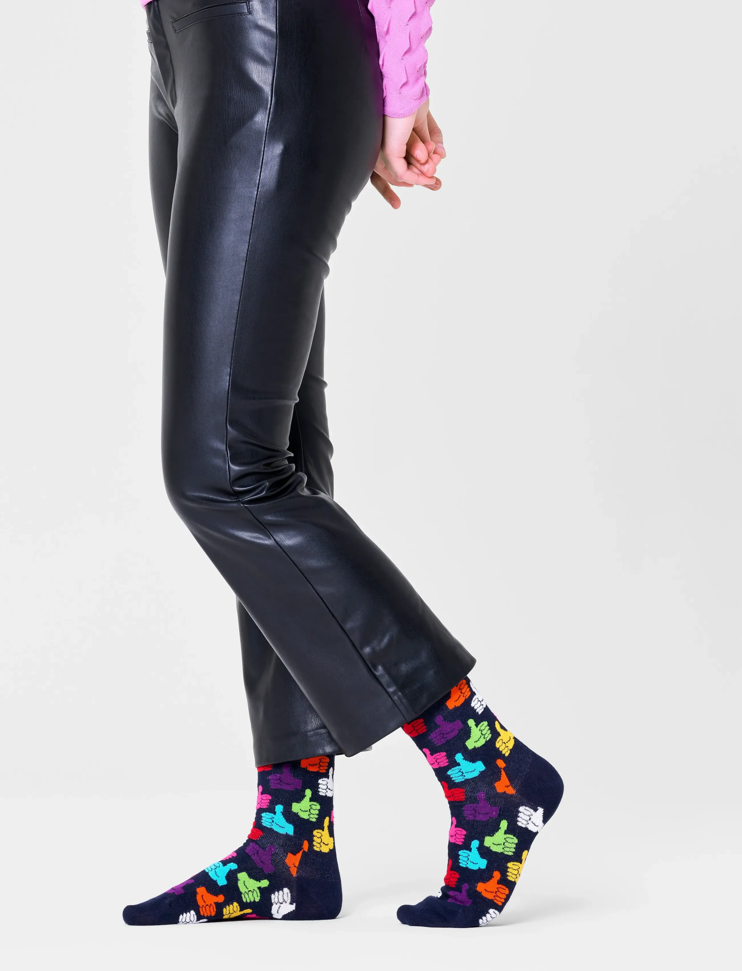 Happy Socks - Thumbs Up Sock - klassikalised sokid - navy - 2
