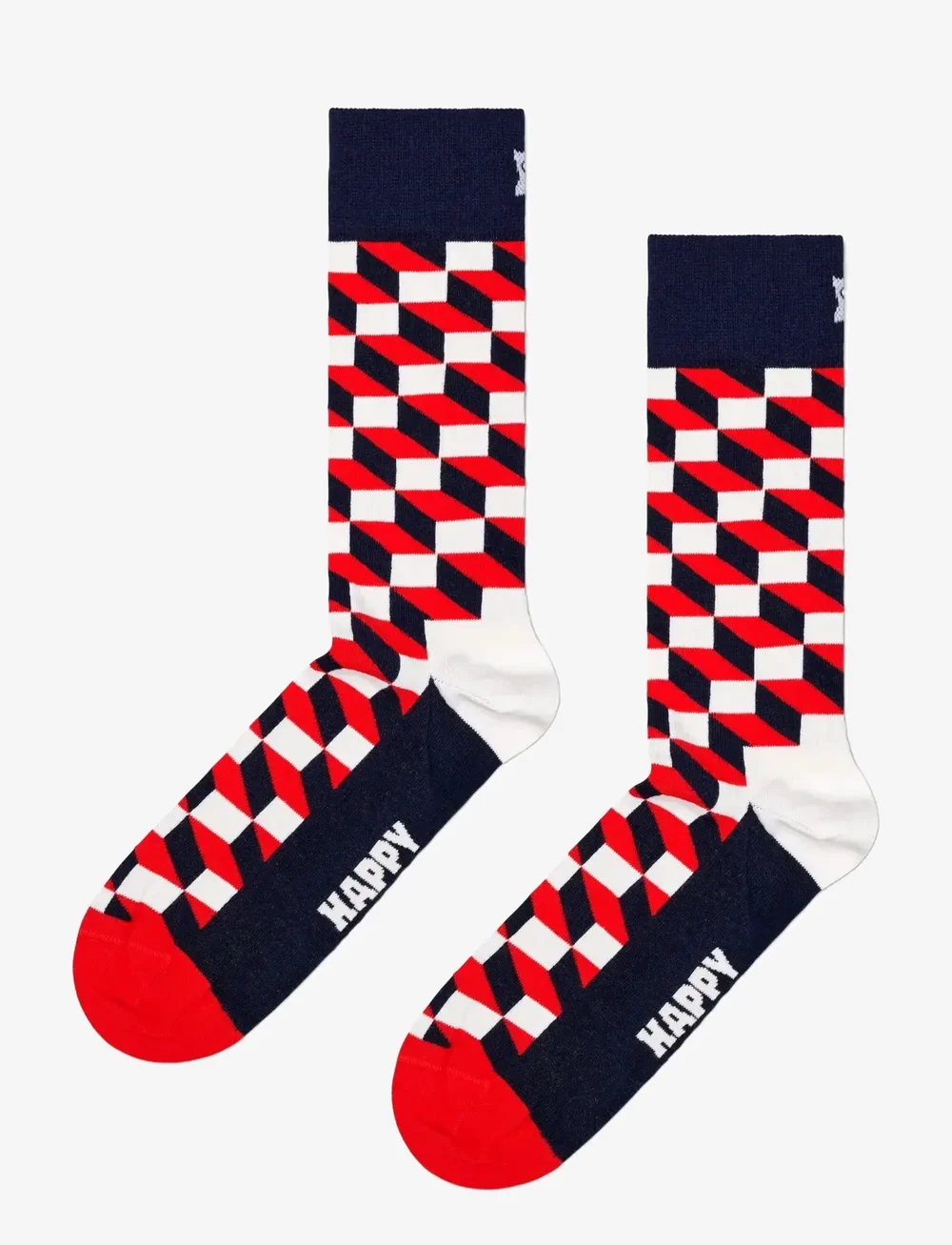 Happy Socks - 4-Pack Classic Navy Socks Gift Set - vanliga strumpor - navy - 4