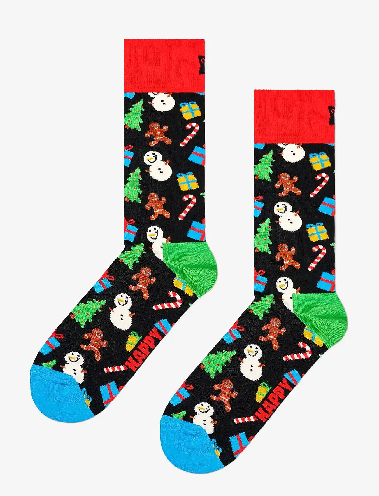 Happy Socks - 2-Pack Big Dot Snowman Socks Gift Set - medium red - 3