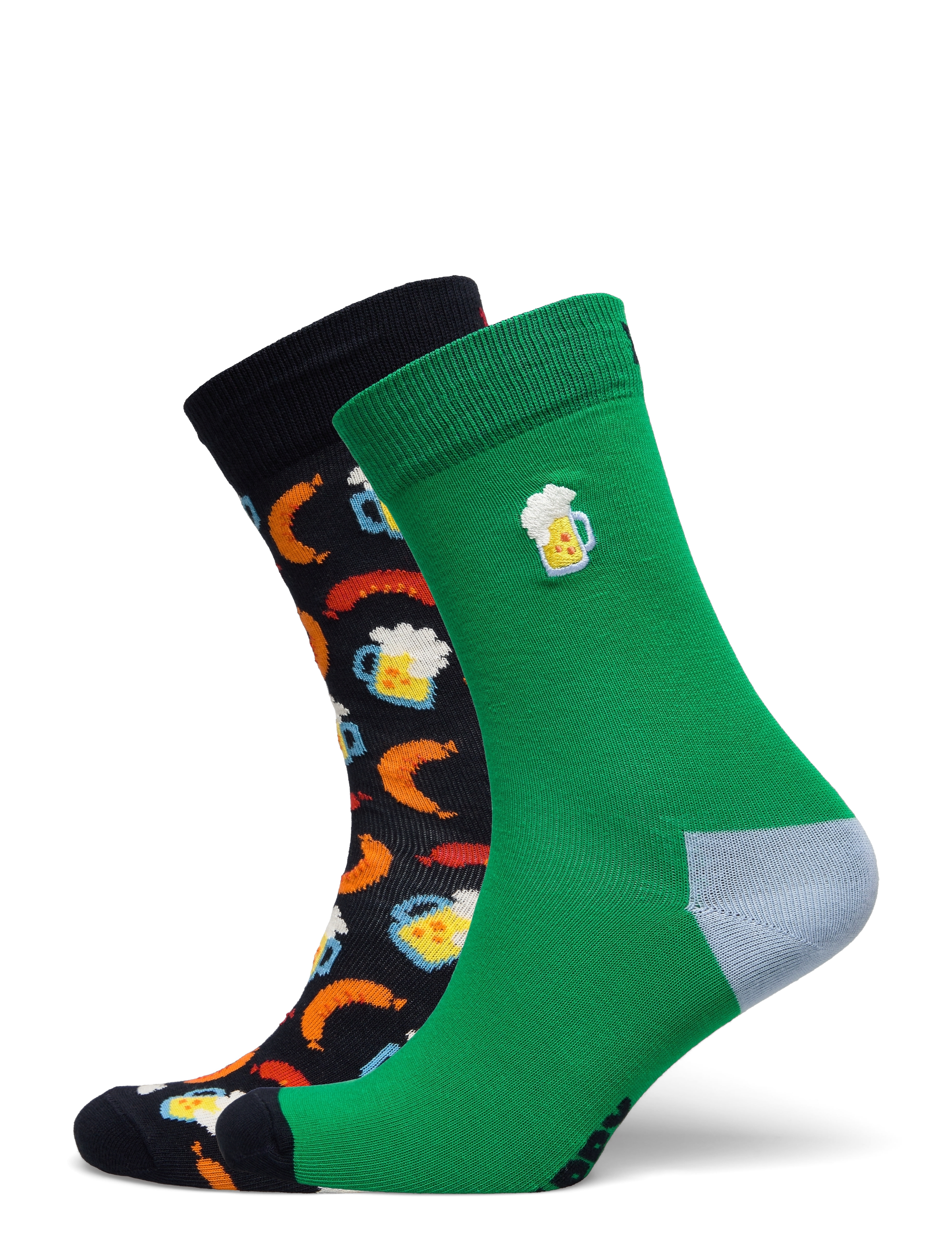 2-Pack Beer Socks Gift Set - GREEN