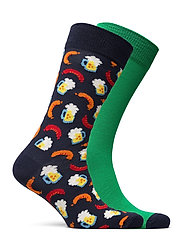 Happy Socks - 2-Pack Beer Socks Gift Set - alhaisimmat hinnat - multi - 2