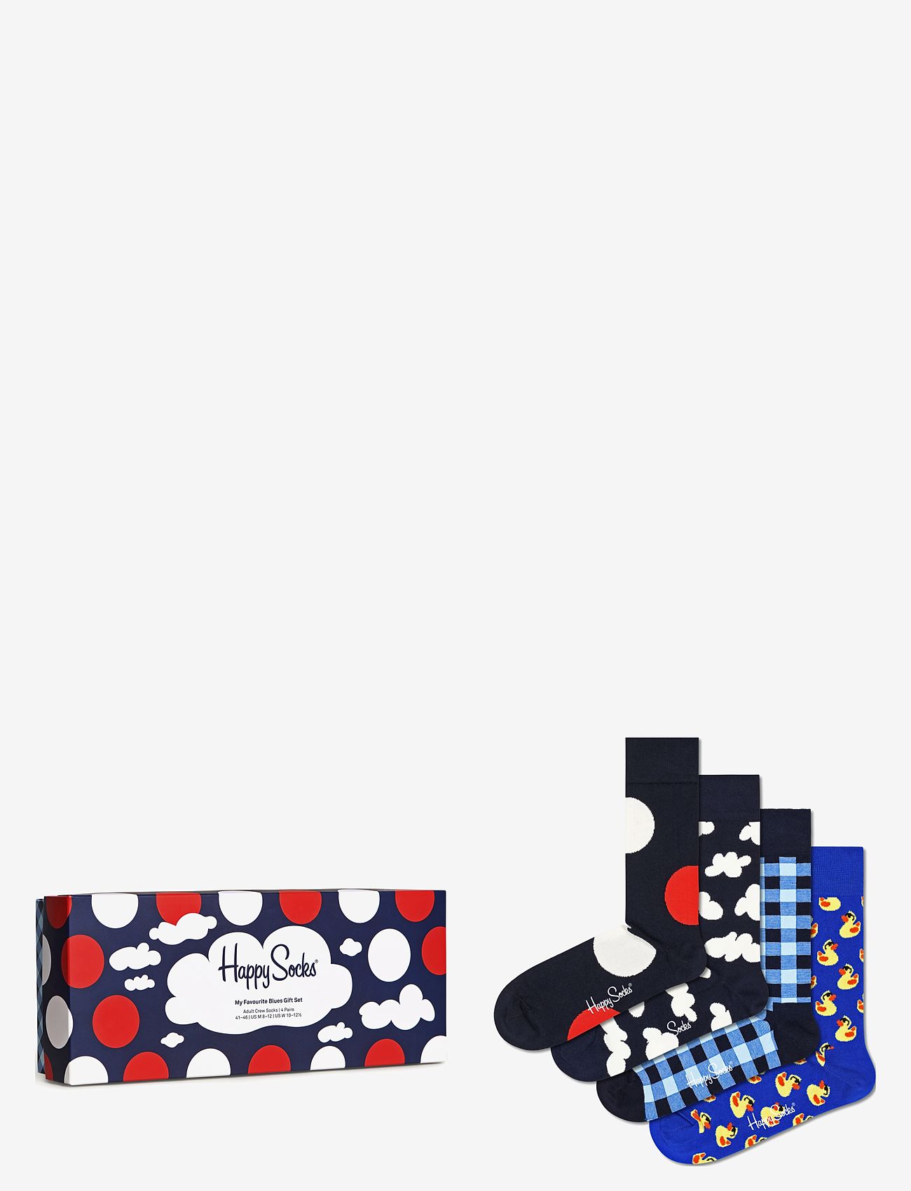 Happy Socks - 4-Pack My Favourite Blues Socks Gift Set - mažiausios kainos - dark blue/navy - 0