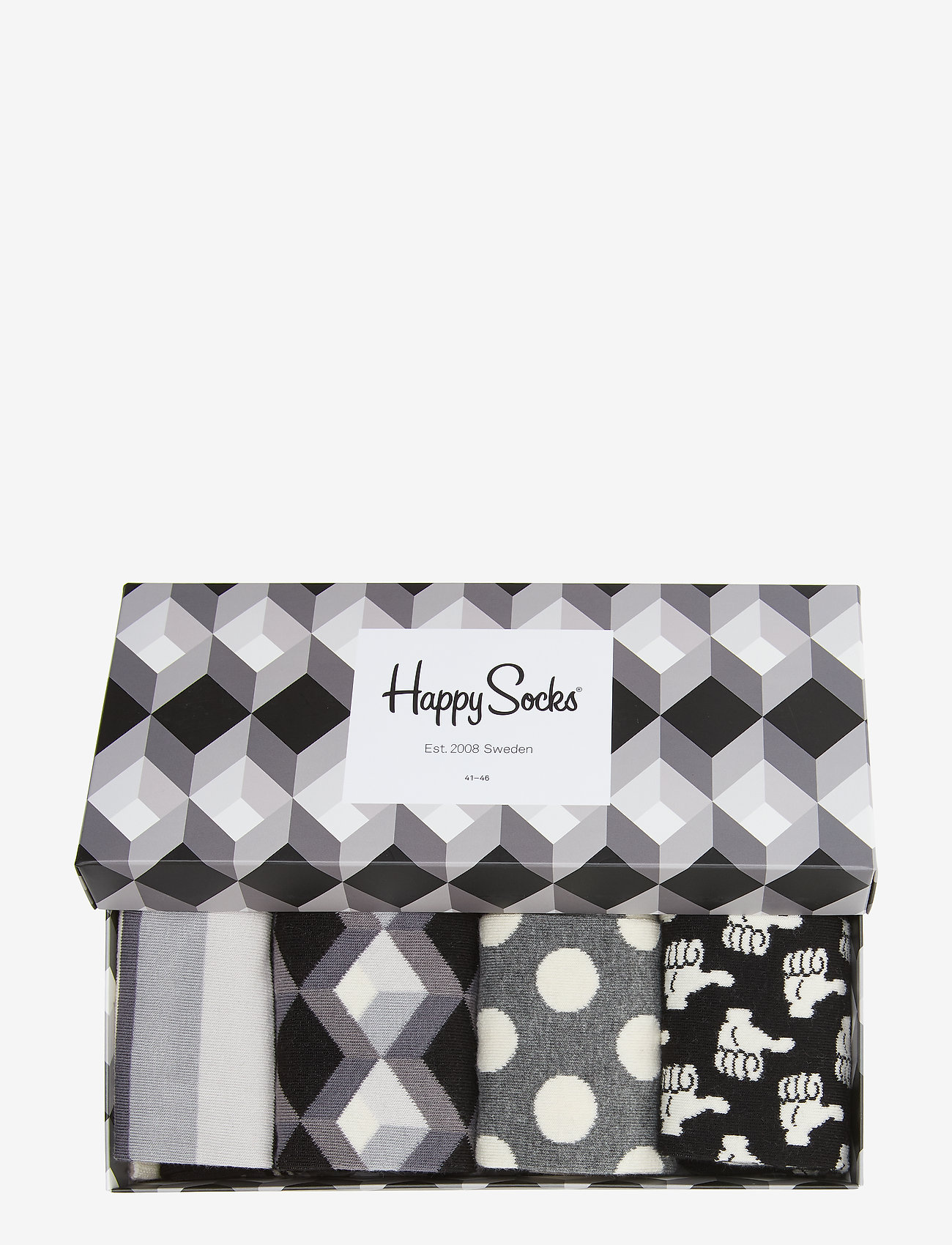 Happy Socks - Black And White Gift Box - black - 1