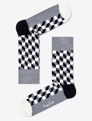 Happy Socks - 4-Pack Classic Black & White Socks Gift Set - laveste priser - black - 3