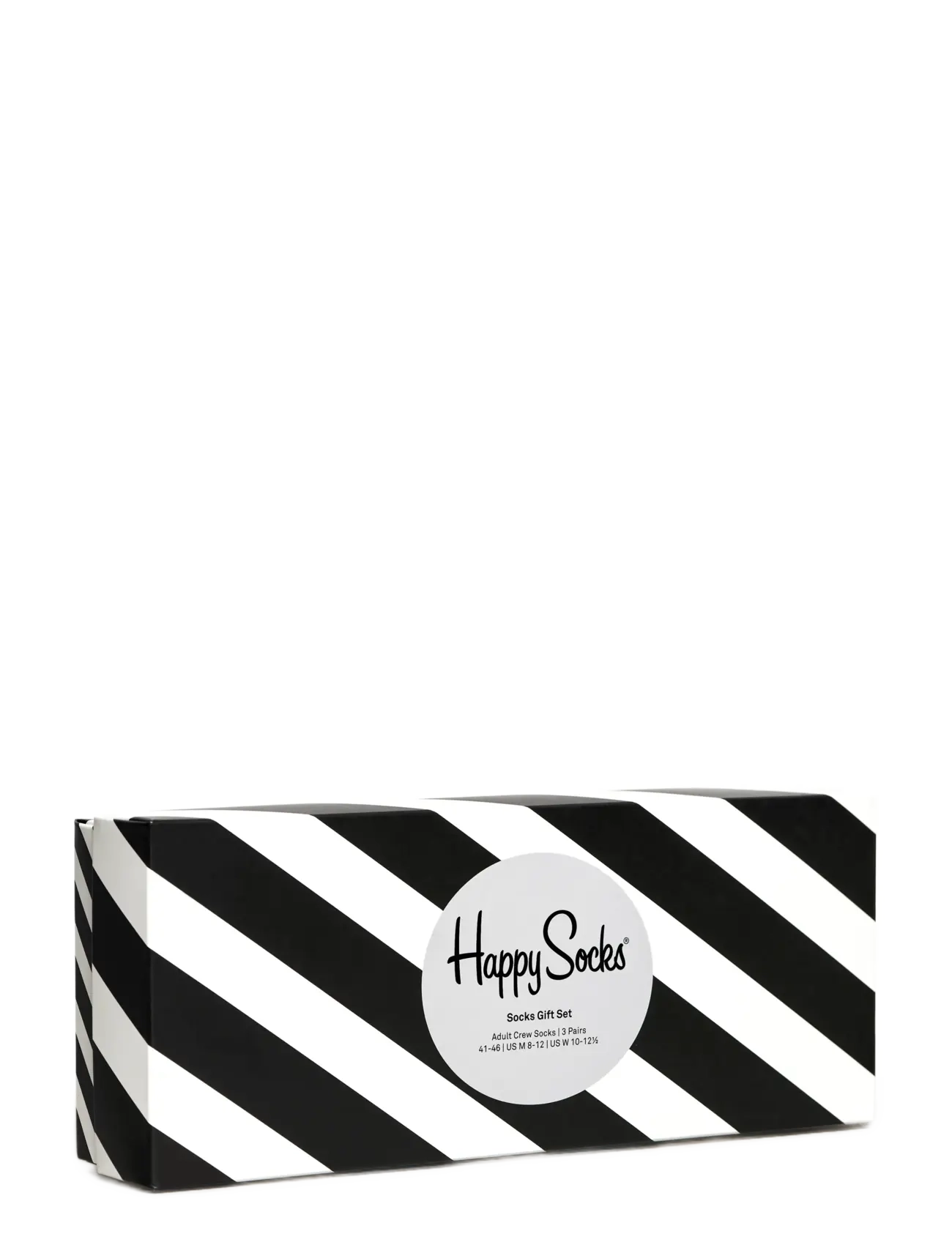 Happy Socks - 4-Pack Classic Black & White Socks Gift Set - laveste priser - black - 2