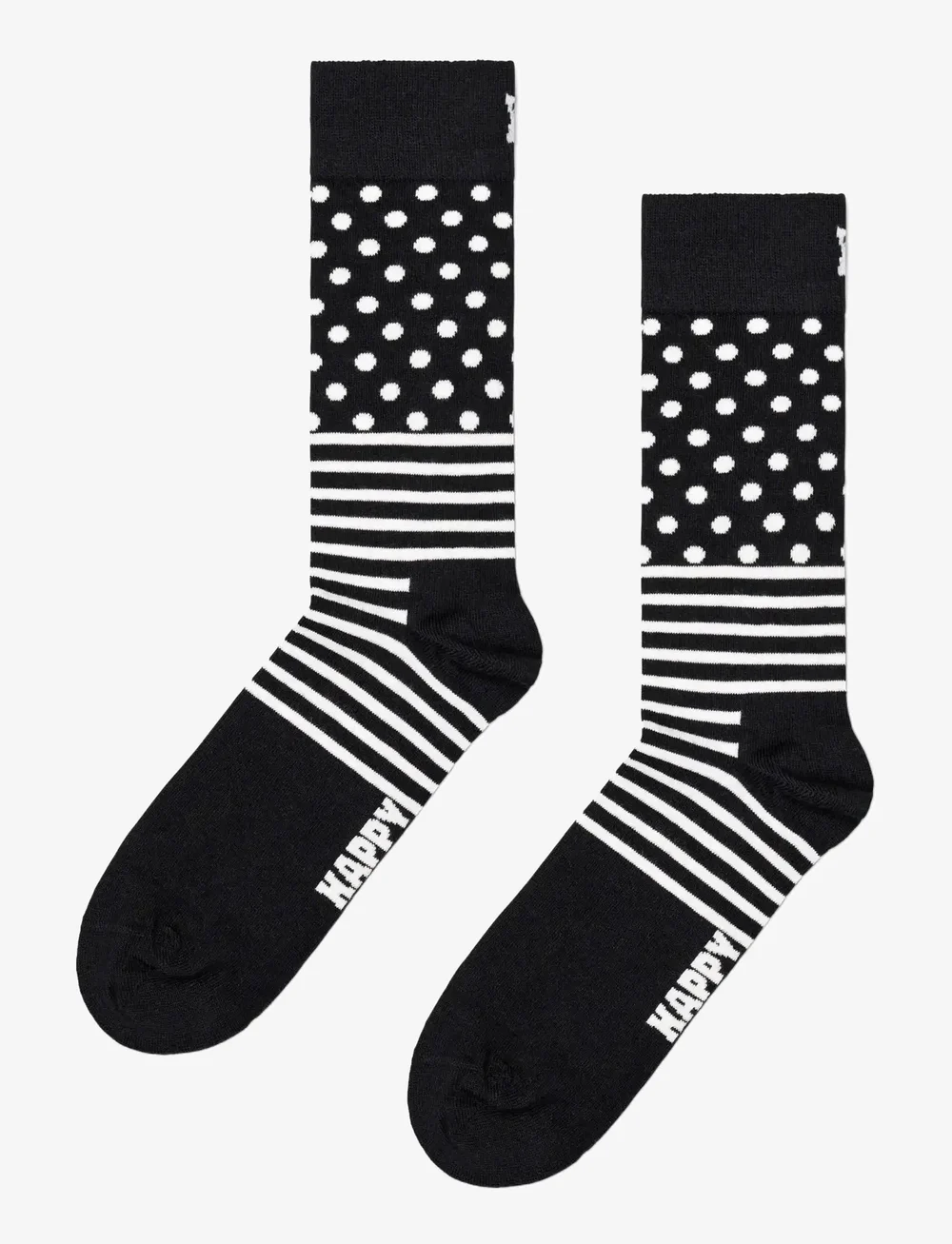 Happy Socks - 4-Pack Classic Black & White Socks Gift Set - klassikalised sokid - black - 3