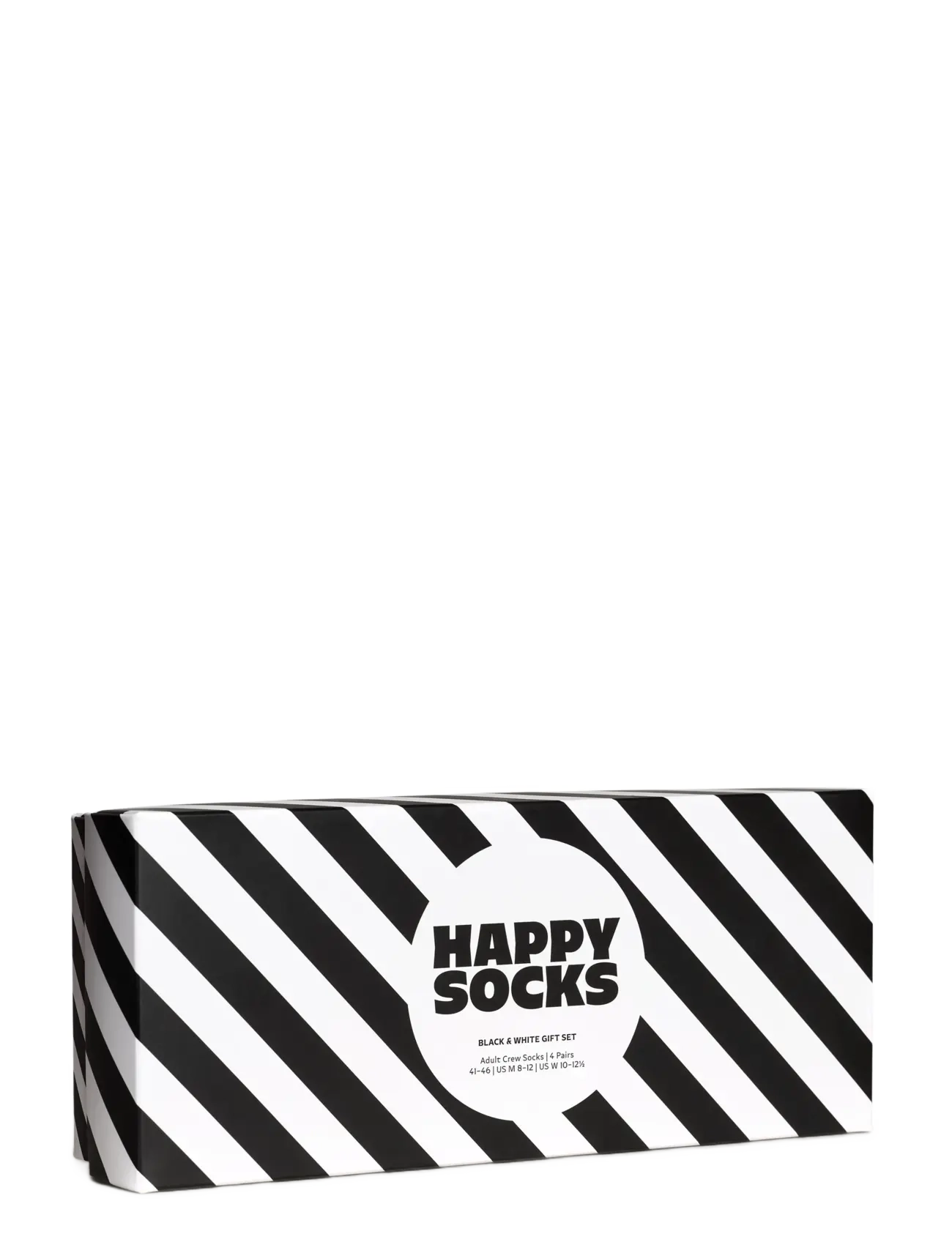 Happy Socks - 4-Pack Classic Black & White Socks Gift Set - laveste priser - black - 3