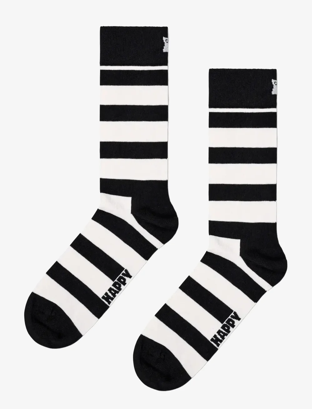 Happy Socks - 4-Pack Classic Black & White Socks Gift Set - klassikalised sokid - black - 4