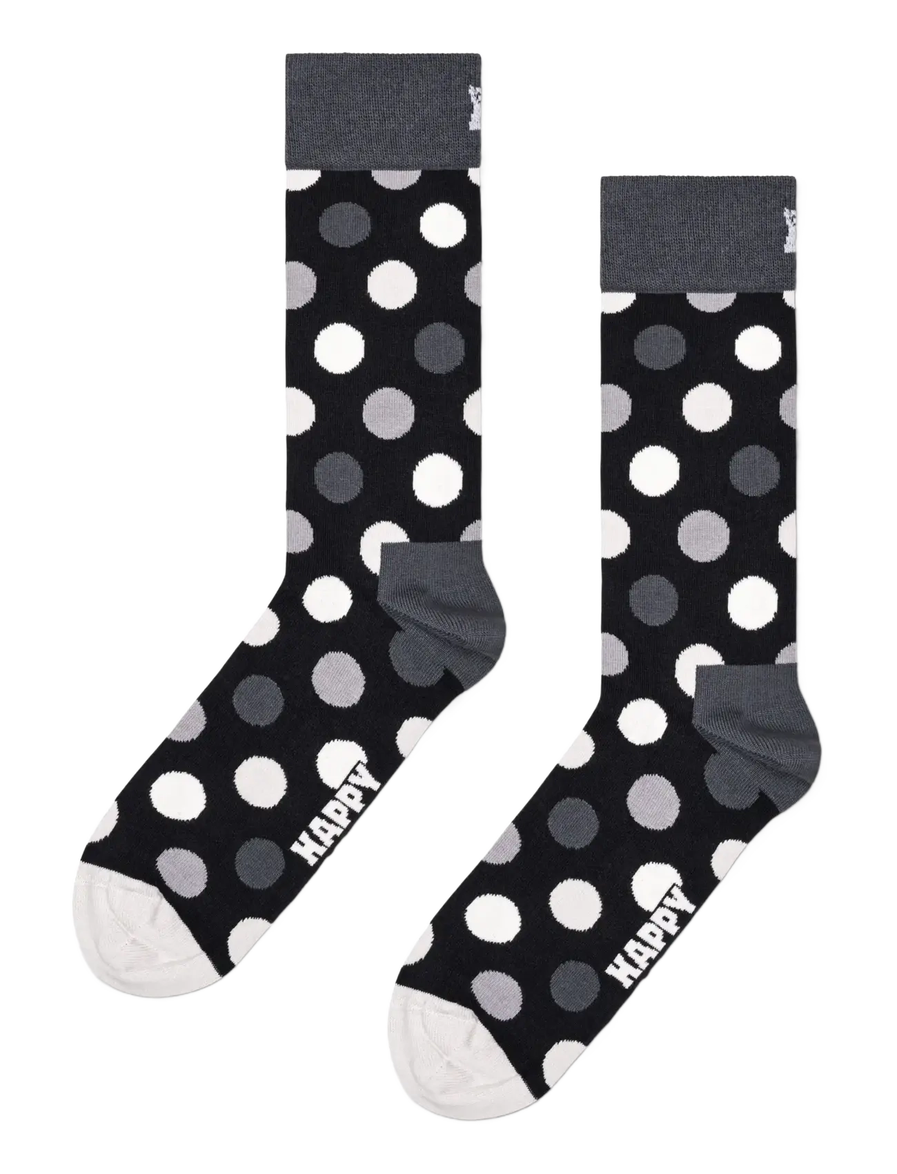Happy Socks - 4-Pack Classic Black & White Socks Gift Set - laveste priser - black - 4