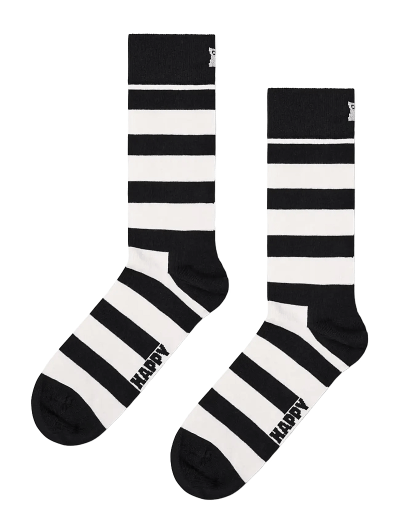 Happy Socks - 4-Pack Classic Black & White Socks Gift Set - klasikinės kojinės - black - 5