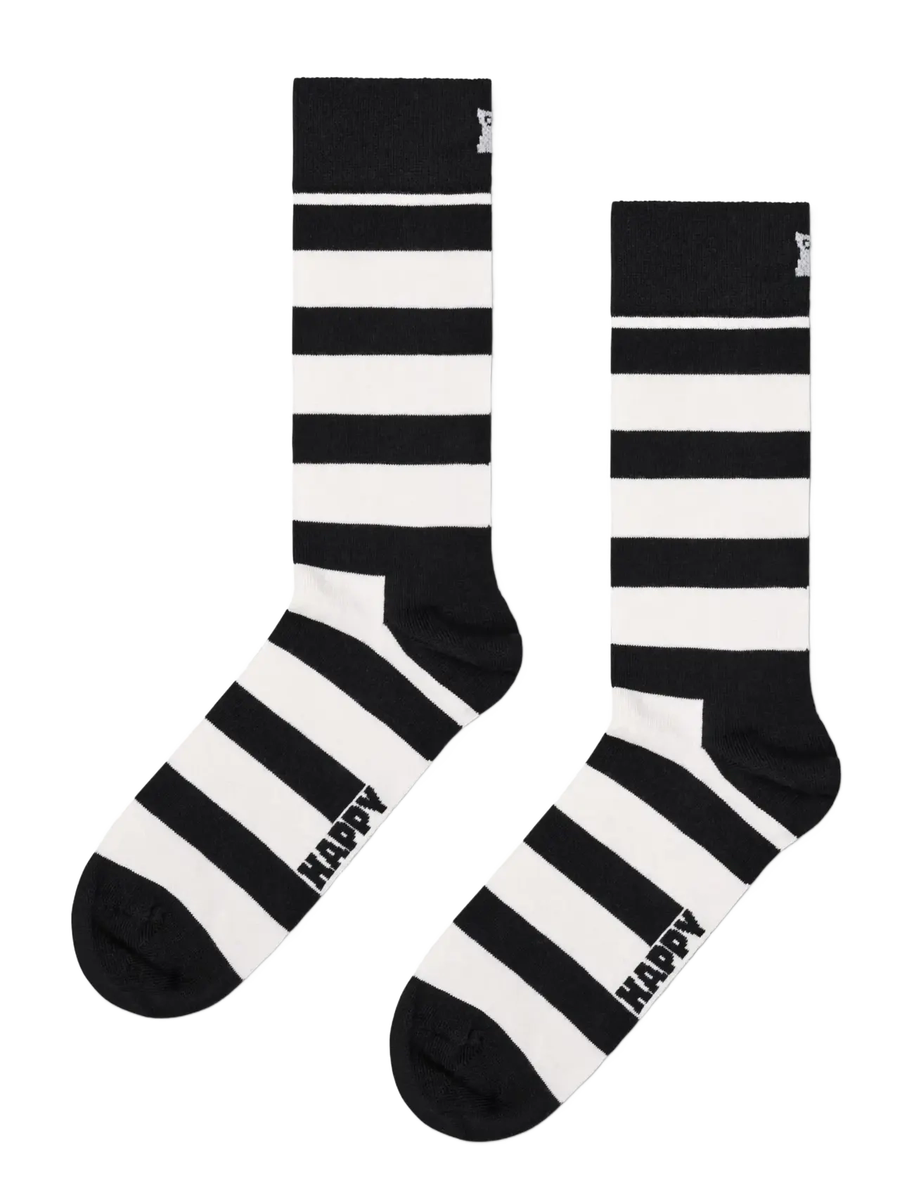 Happy Socks - 4-Pack Classic Black & White Socks Gift Set - laveste priser - black - 5