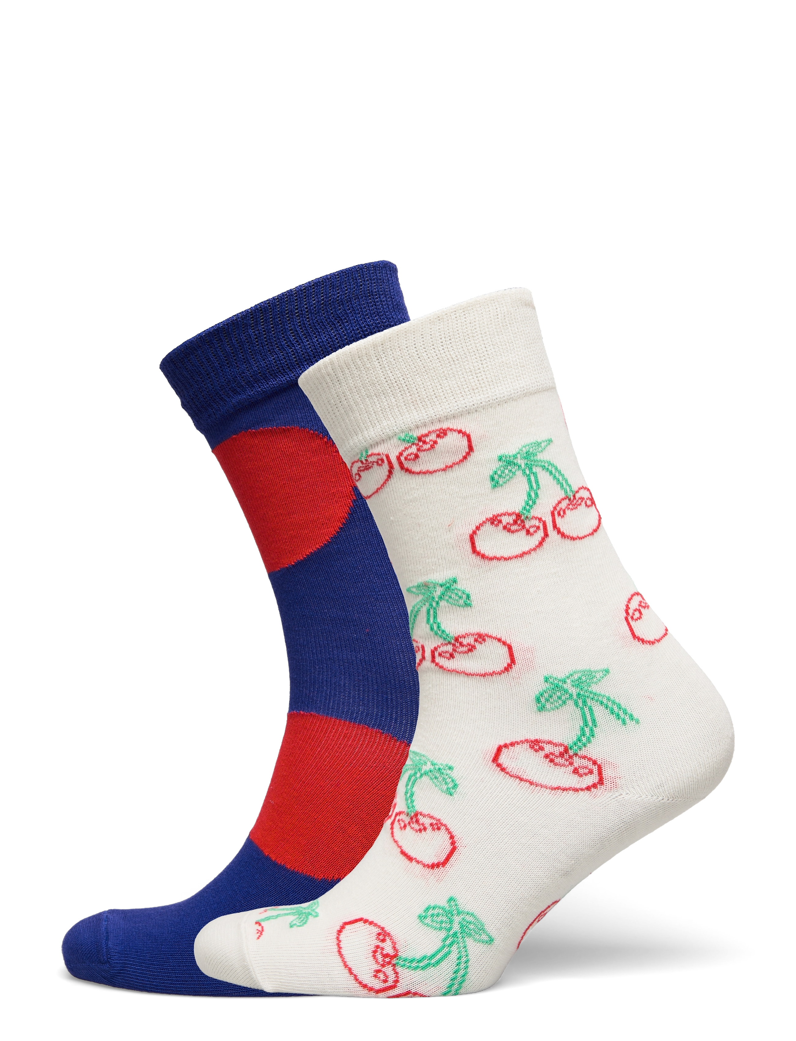 2-Pack Cherries Socks Gift Set - WHITE