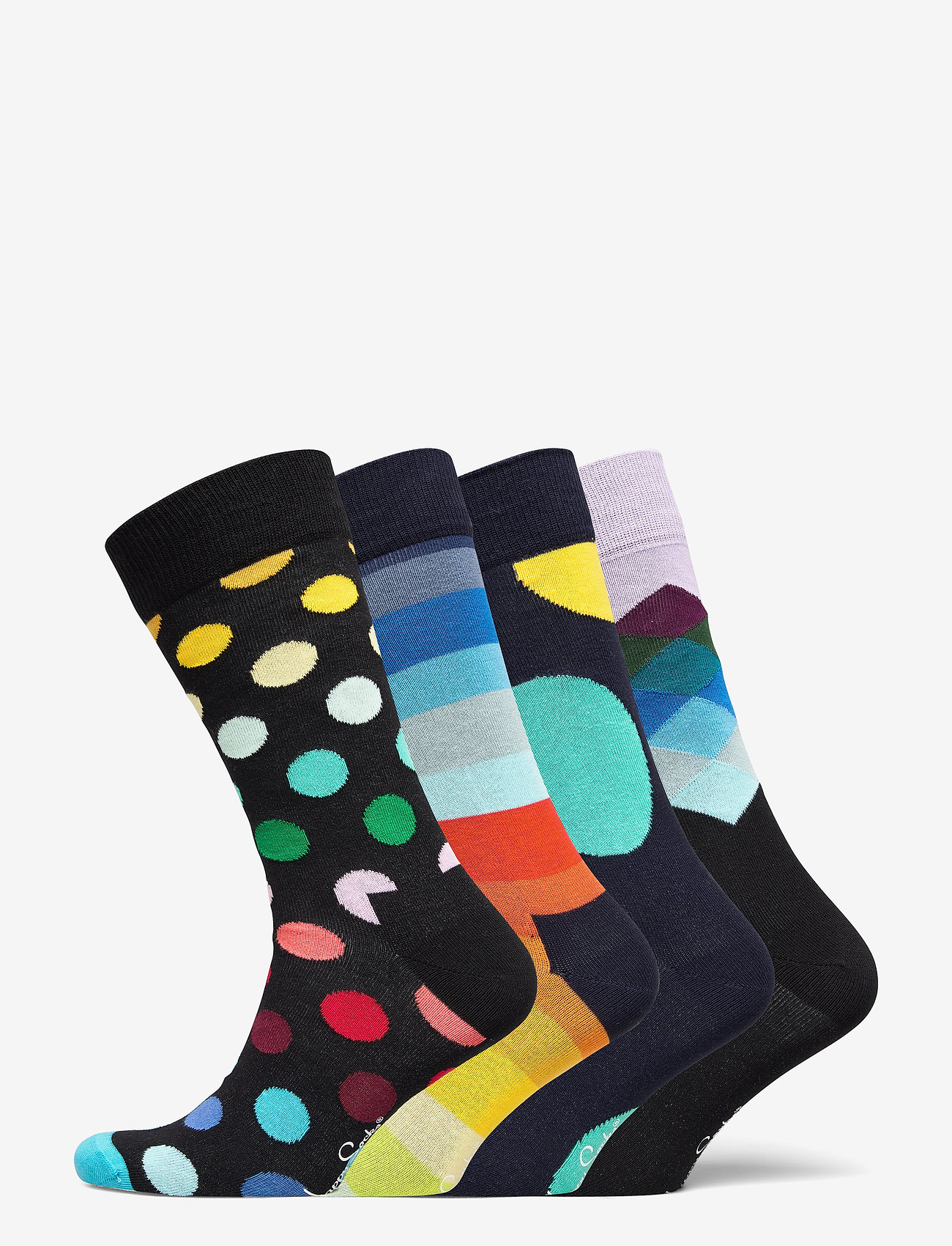 Happy Socks - 4-Pack Classic Multi-color Socks Gift Set - multi - 0