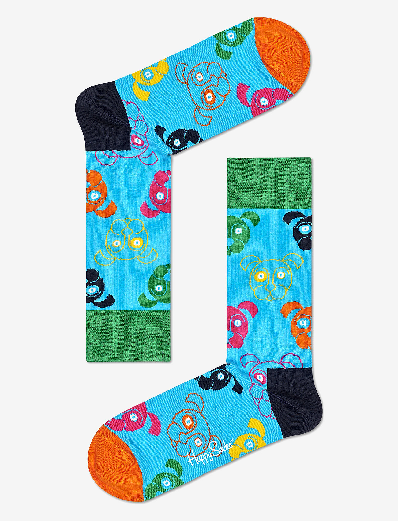 Happy Socks - 3-Pack Mixed Dog Socks Gift Set - zemākās cenas - multi - 1