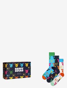 3-Pack Mixed Dog Socks Gift Set, Happy Socks