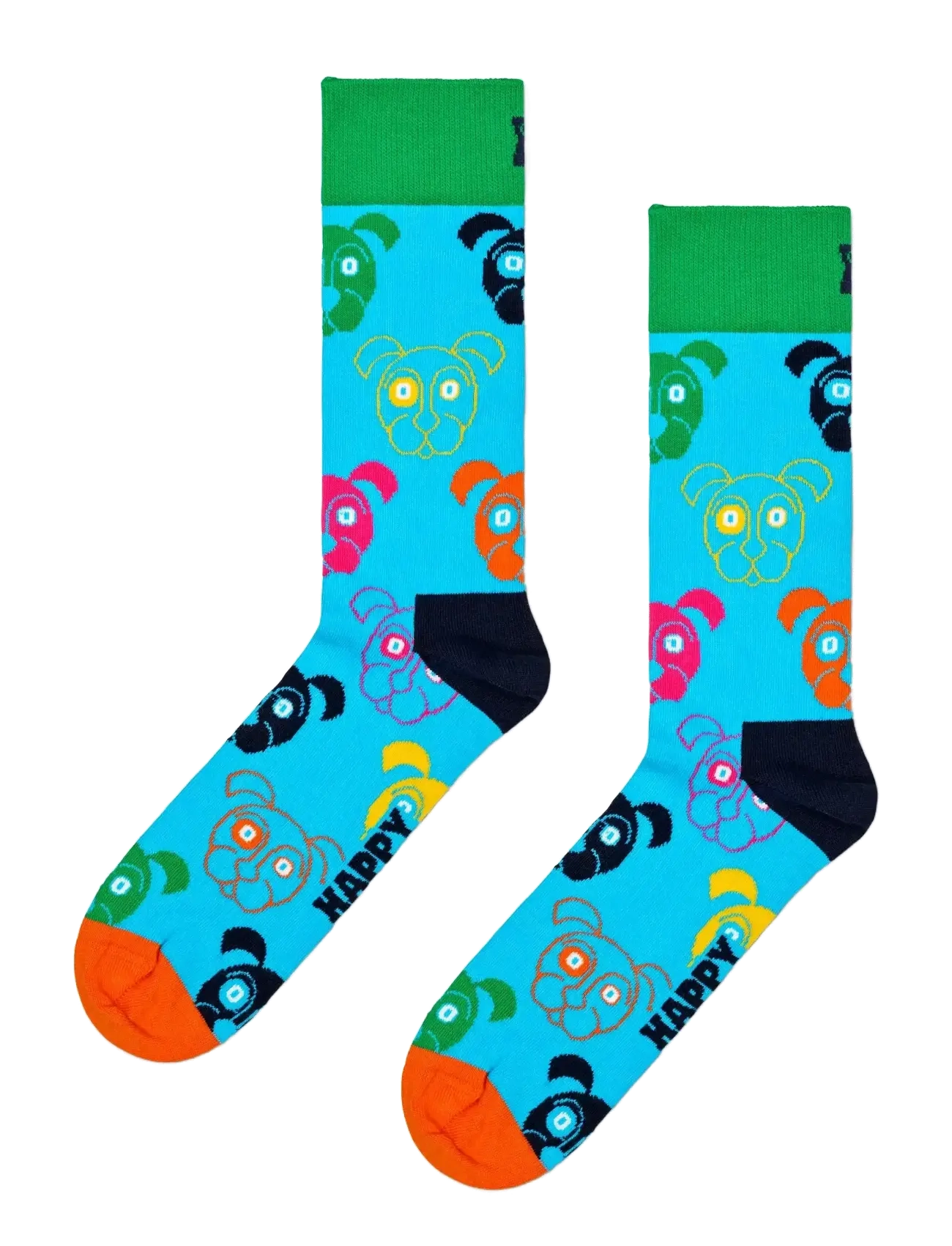 Happy Socks - 3-Pack Mixed Dog Socks Gift Set - najniższe ceny - navy - 2