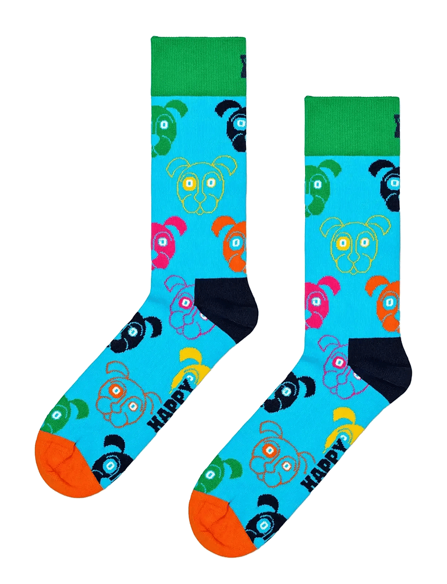 Happy Socks - 3-Pack Mixed Dog Socks Gift Set - chaussettes crew - navy - 2
