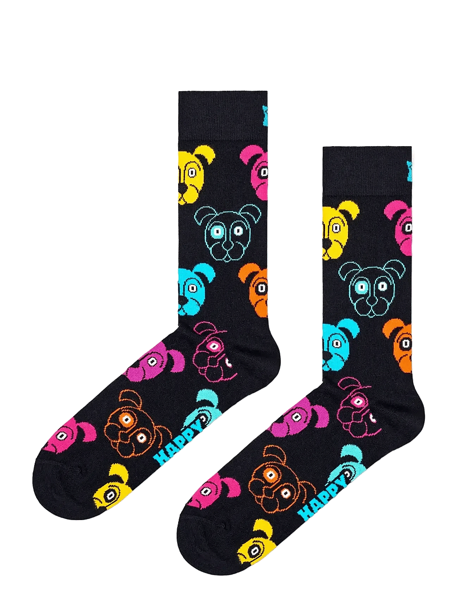 Happy Socks - 3-Pack Mixed Dog Socks Gift Set - chaussettes crew - navy - 3
