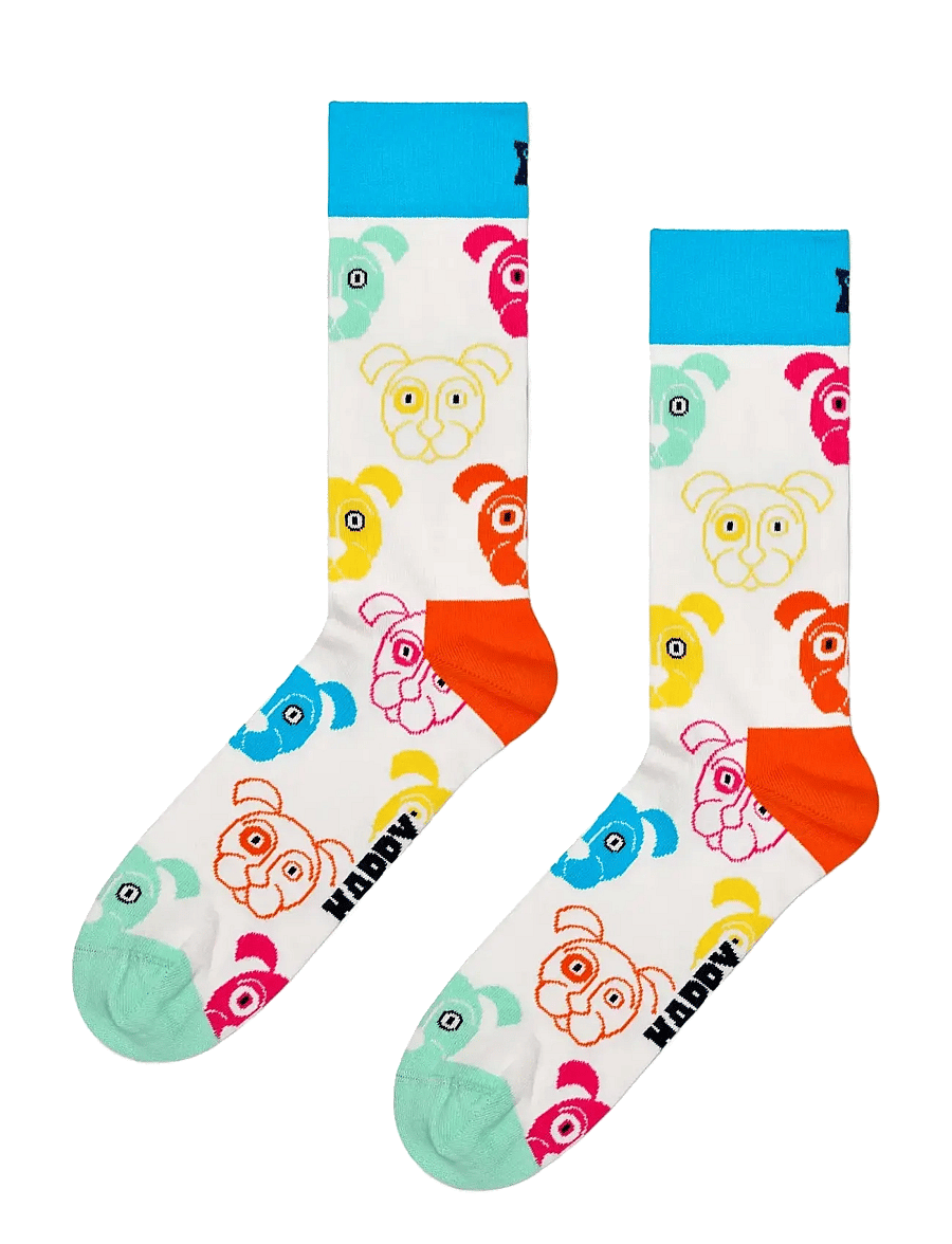 Happy Socks - 3-Pack Mixed Dog Socks Gift Set - chaussettes crew - navy - 4