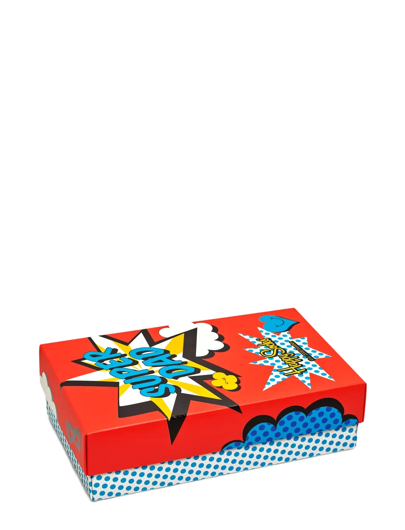 Happy Socks - 3-Pack Super Dad Socks Gift Set - sokker - red - 5