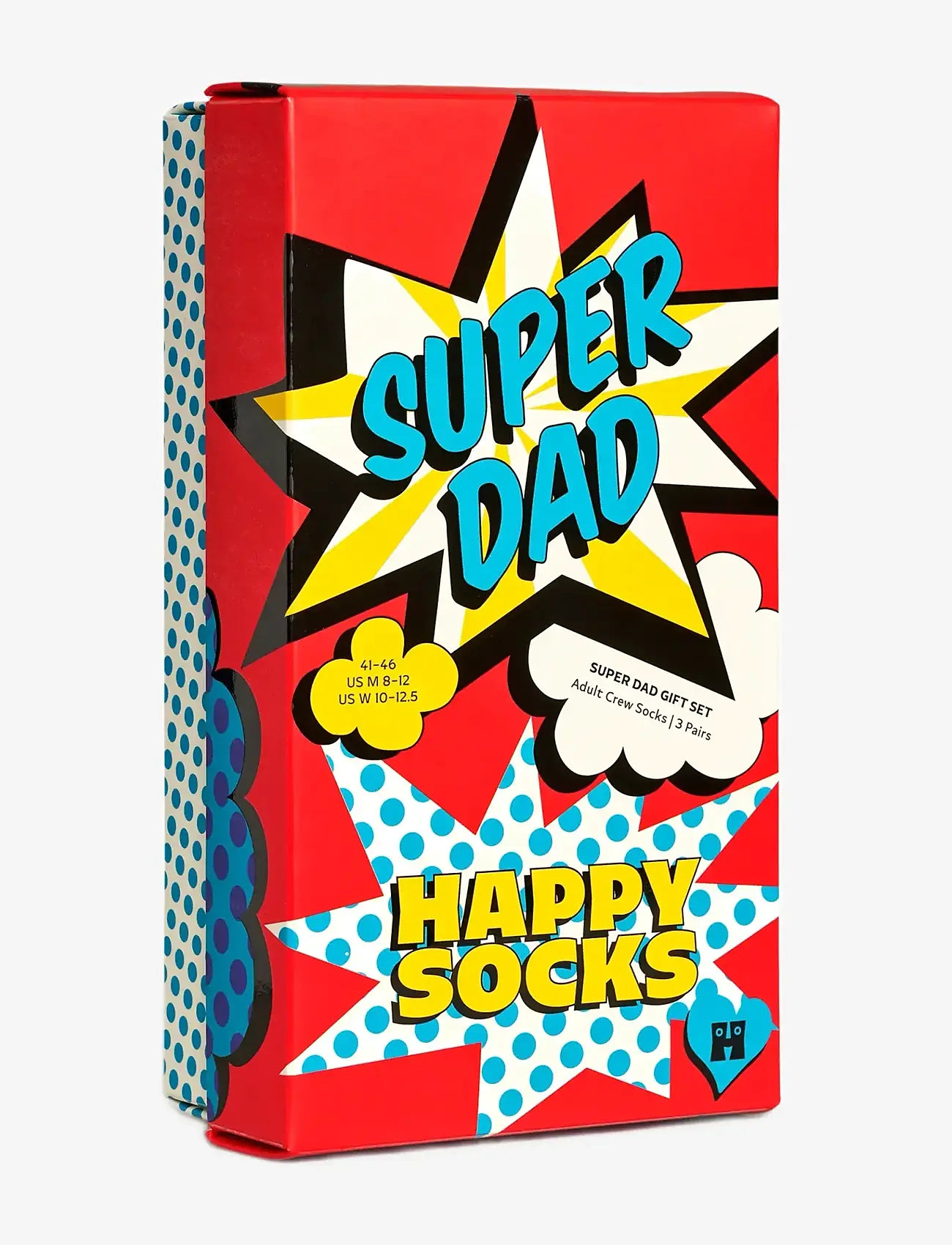 Happy Socks 3-pack Super Dad Socks Gift Set (HAPXFAT08-4300