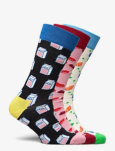 3-Pack Foodie Socks Gift Set, Happy Socks