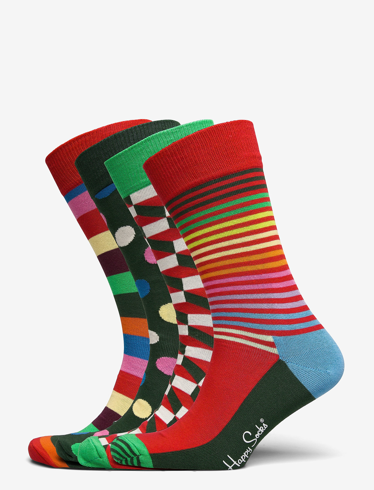 Happy Socks - 4-Pack Classic Holiday Socks Gift Set - multi - 0