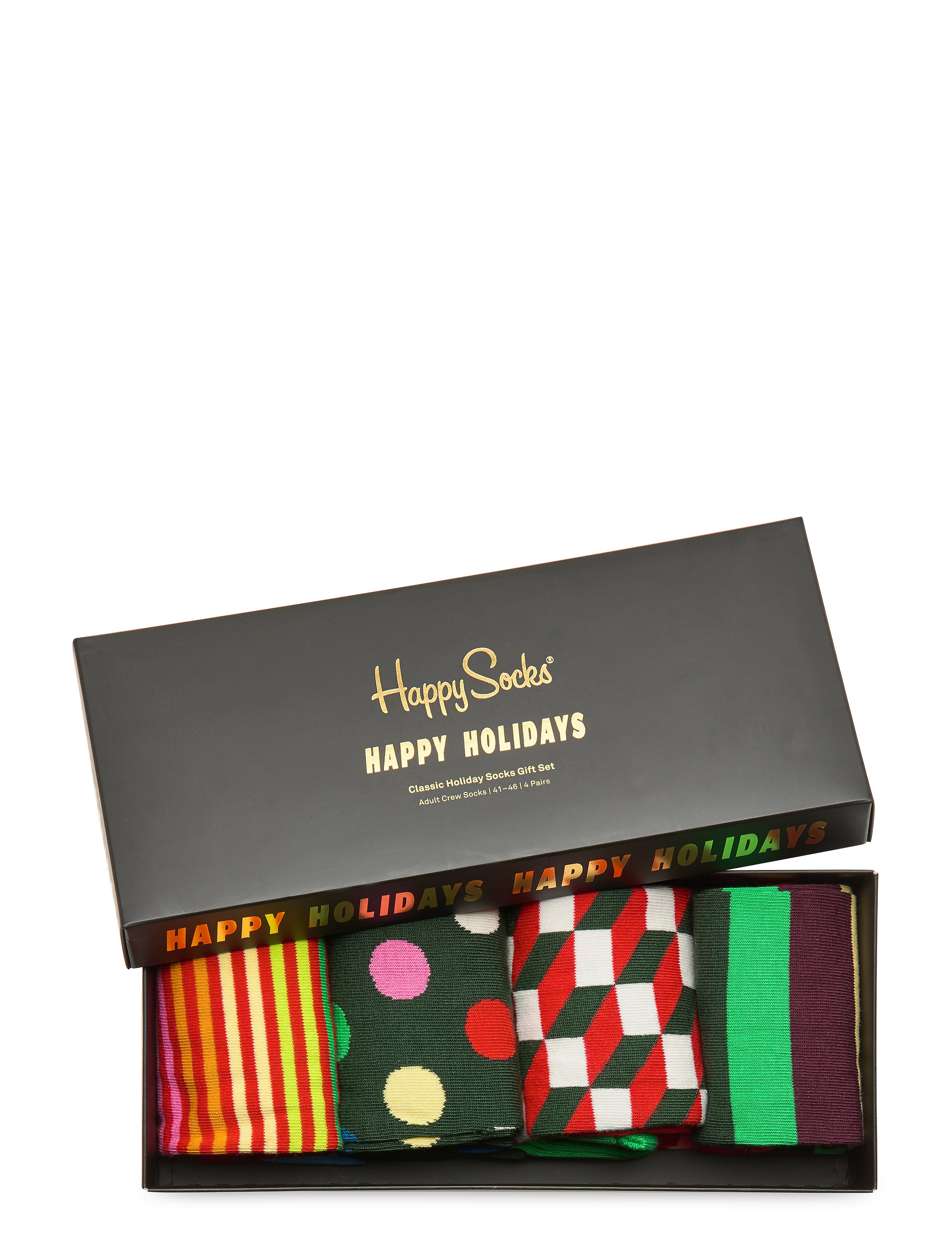 Happy Socks - 4-Pack Classic Holiday Socks Gift Set - multi - 2