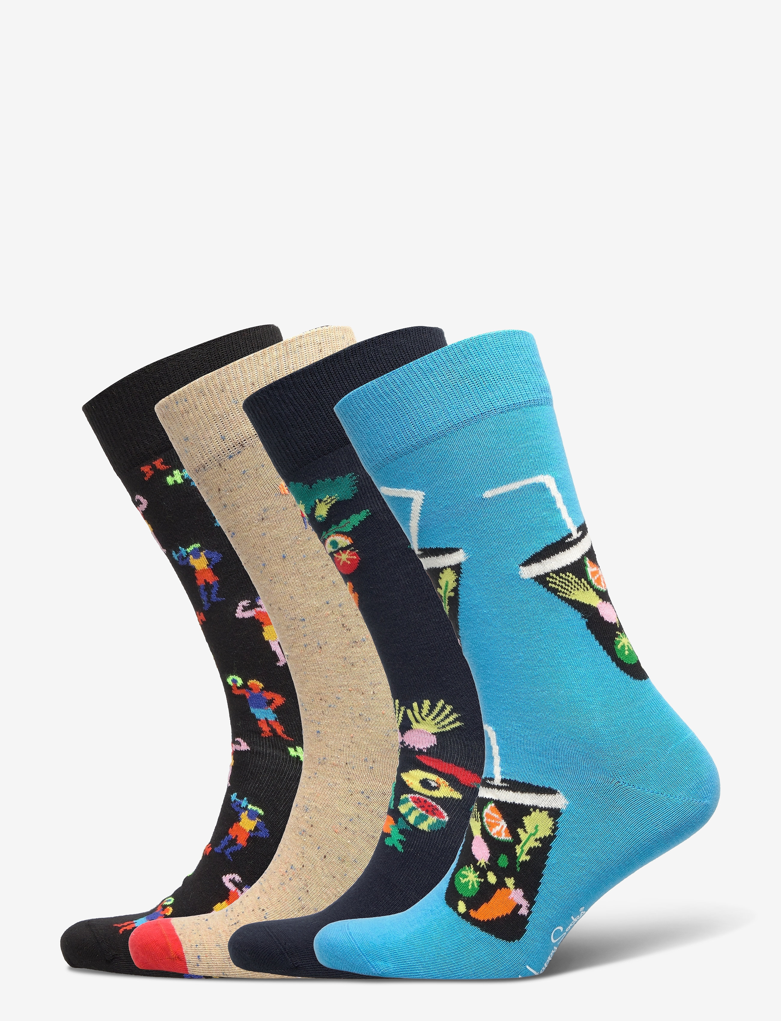 Happy Socks - 4-Pack Healthy Lifestyle Socks Gift Set - multi - 0
