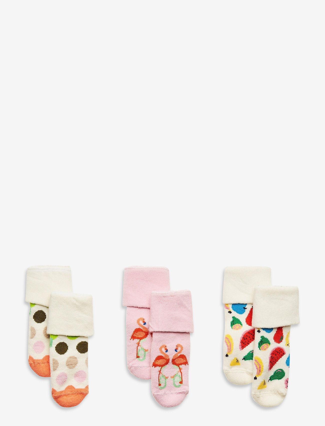 Happy Socks - Flamingo & Fruits Socks Gift Set - multi - 0