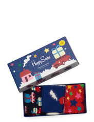 Happy Socks - 3-Pack Kids Holiday Socks Gift Set - lowest prices - dark blue/navy - 1