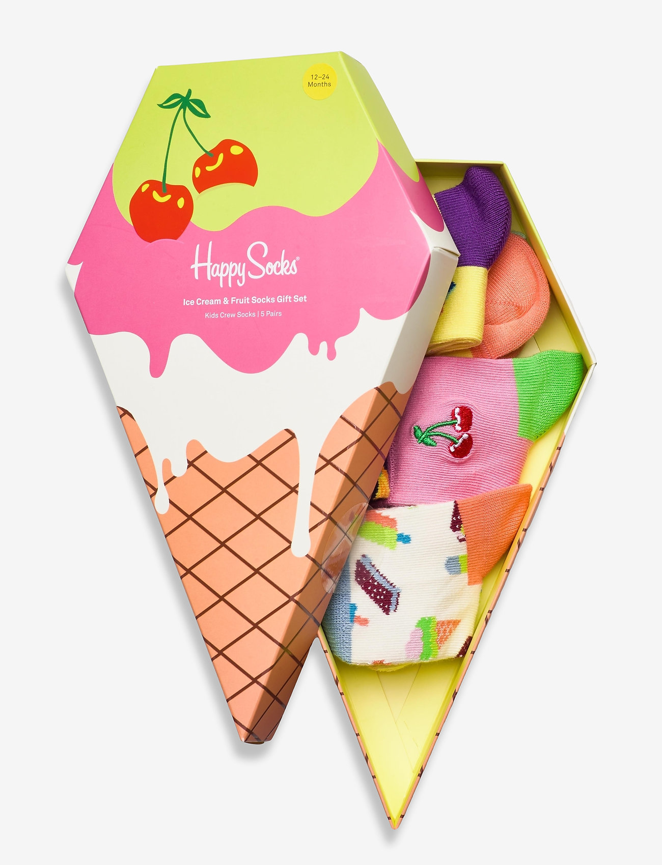 Happy Socks - Ice Cream & Fruit Socks Gift Set - multi - 1
