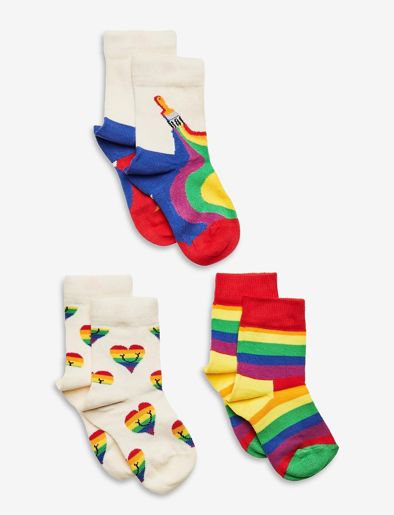 Happy Socks - Kids Pride Socks Gift Set - mažiausios kainos - multi - 0