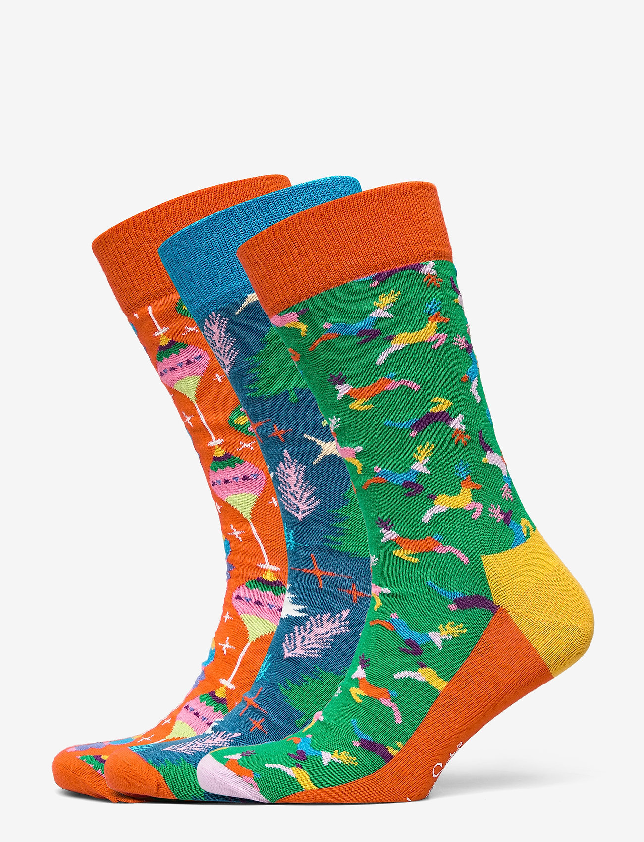 Happy Socks - Singing Retro Holiday Gift Box - multi - 0