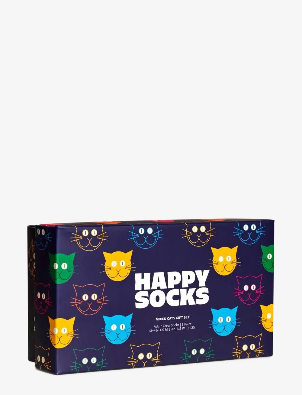 Happy Socks - 3-Pack Mixed Cat Socks Gift Set - klassikalised sokid - navy - 5