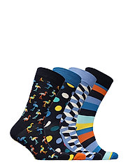 Happy Socks - 4-Pack Navy Gift Set - vanlige sokker - navy - 1