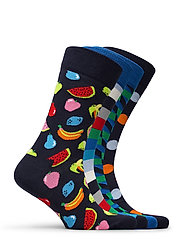 Happy Socks - 4-Pack Navy Socks Gift Set - najniższe ceny - multi - 2