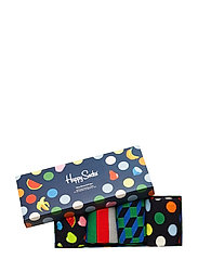 Happy Socks - 4-Pack Navy Socks Gift Set - vanliga strumpor - multi - 1