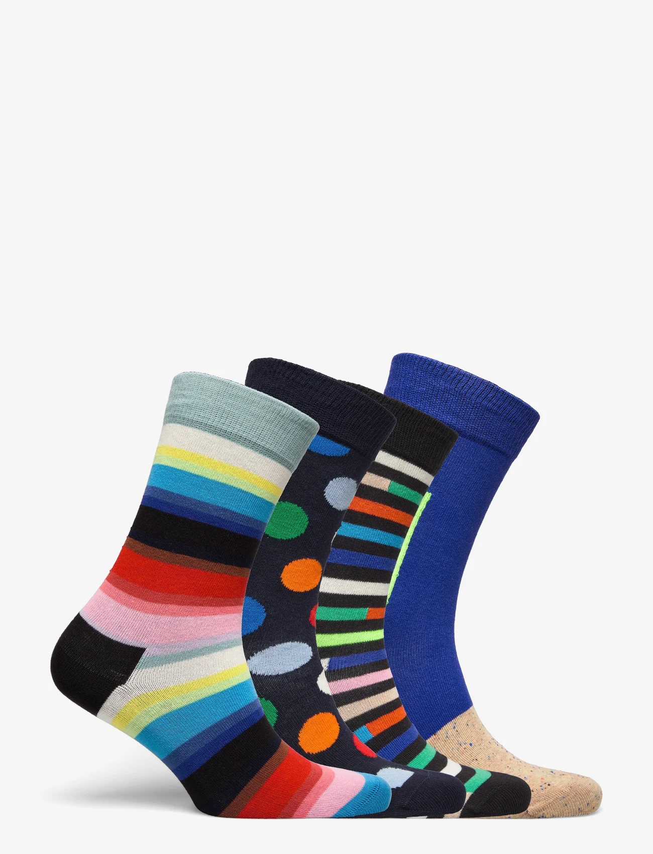 Happy Socks - 4-Pack New Classic Socks Gift Set - laveste priser - black - 1