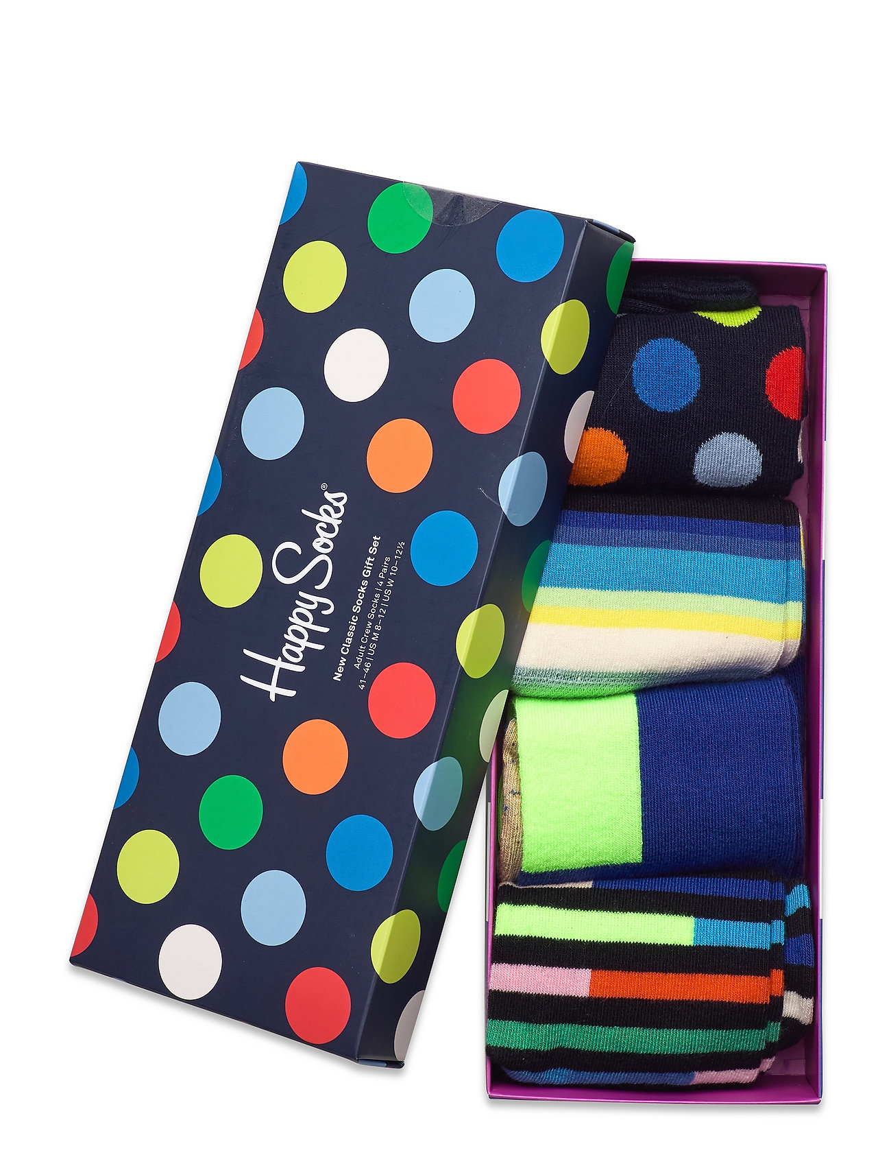 Happy Socks - 4-Pack New Classic Socks Gift Set - madalaimad hinnad - multi - 1