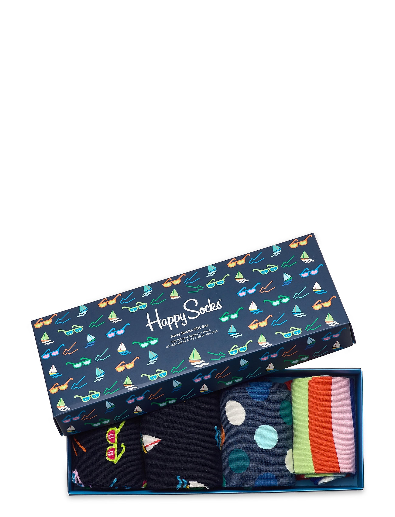 Happy Socks - 4-Pack Navy Socks Gift Set - vanlige sokker - dark blue/navy - 1