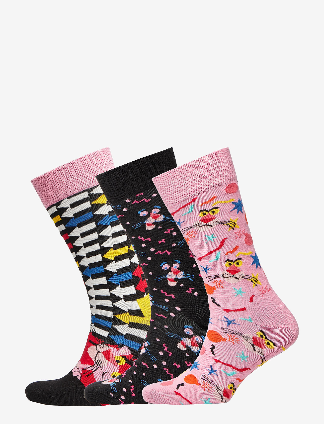 Happy Socks - 3-Pack Pink PantherSock Box - black - 0