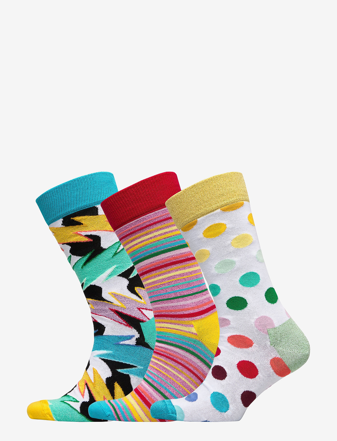 Happy Socks - 3-Pack Mixed Pride Socks Gift Set - white - 0