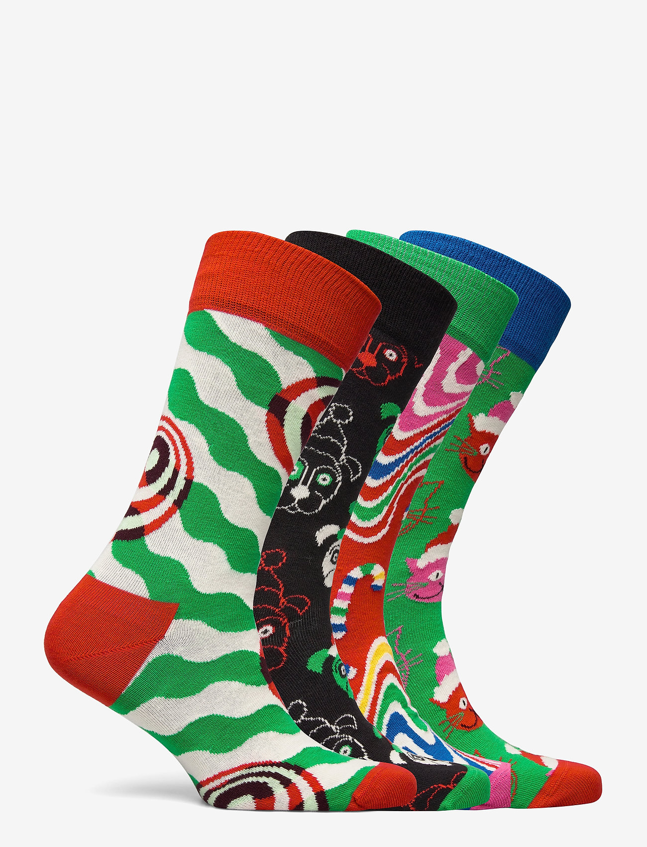 Happy Socks - 4-Pack Psychedelic Candy Cane Socks Gift Set - multi - 1
